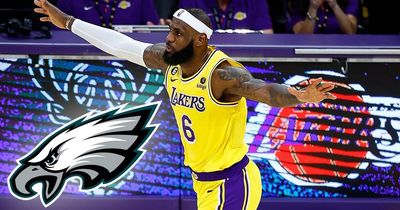 Philadelphia Eagles stars praise LeBron James ahead of Super Bowl LVII as he makes NBA history