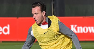 Arthur Melo sends five-word Liverpool message after midfielder offers training boost
