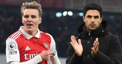 Mikel Arteta told Martin Odegaard the Arsenal trio he would build around in opening chat