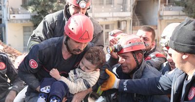 Boy, 3, pulled from rubble in Turkey after 82 hours entombed under collapsed building