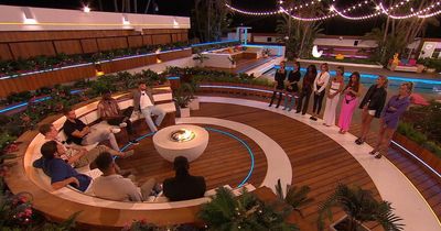 The new couples in the Love Island villa as Tanyel Revan is dumped from the villa