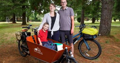 A move to e-bikes to avoid parking costs has this Canberra family converted
