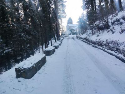 Snowfall Disrupts Normal Life In Several Parts Of Himachal Pradesh