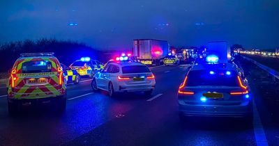 M5 multi-vehicle crash near Bristol sparks major emergency response