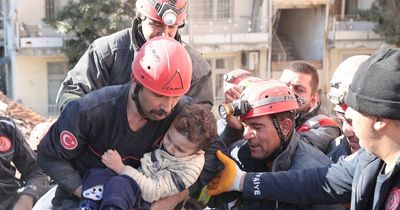 Three-year-old boy pulled alive from rubble after more than 82 hours