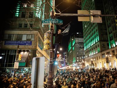 Philly may grease poles ahead of the Super Bowl. Eagles fans don't care