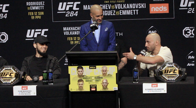 Video: UFC 284 pre-fight press conference sees competitive juices flow on stage