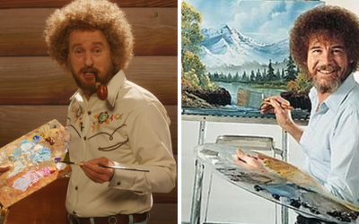 Owen Wilson sketches life of TV artist Bob Ross in Paint