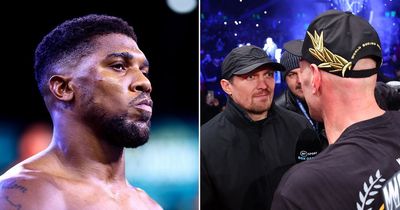 Anthony Joshua refuses to offer prediction for Tyson Fury vs Oleksandr Usyk