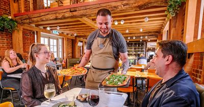 PizzaExpress offers two courses for £13.95 for Valentine's Day