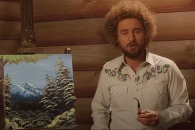 First look at Owen Wilson as Bob Ross-inspired TV painter in new film Paint