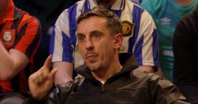 Gary Neville sends title warning to Arsenal fan in spiky Twitter exchange