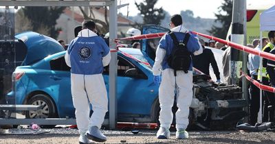 Jerusalem crash: Six-year-old child dies after driver ploughs into people at bus stop