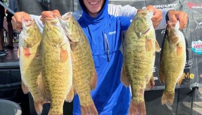 Father and son sharing life, learning to be coach and angler