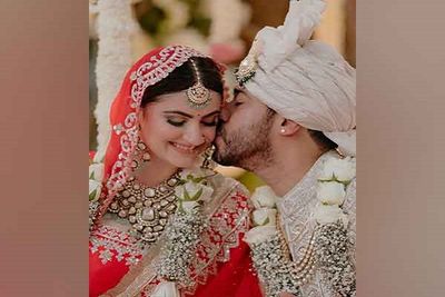'Drishyam 2' Director Abhishek Pathak Ties Knot With Actor Shivaleeka Oberoi