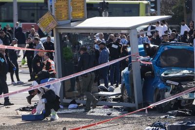 Boy, 6, among two killed and five injured as car ‘driven into pedestrians’ in Jerusalem