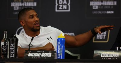 Anthony Joshua hits back at criticism from ex-coach: "I'm not a little boy"