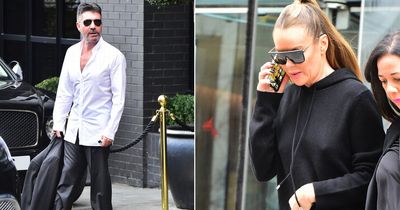 Simon Cowell dons very loose-fit suit as he joins Amanda Holden at Britain's Got Talent