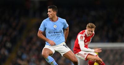 Rodri delivers Man City vs Arsenal Premier League title verdict amid Erling Haaland warning