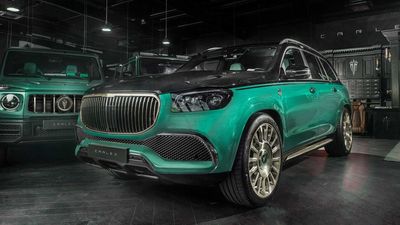 Custom Mercedes-Maybach GLS Wears Tasty Mix Of Mint Green And Gold