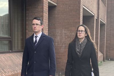 Irish teacher leaves Four Courts after being removed from courtroom by gardai