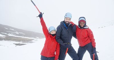 Rylan Clark, Emma Willis and Oti Mabuse's Cairngorms trek halted due to dangerous conditions