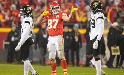 Bettors are putting their money on Travis Kelce to find the end zone during Super Bowl 57