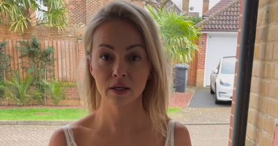 Strictly's Ola Jordan displays 3.5 stone weight loss doing food shop in underwear