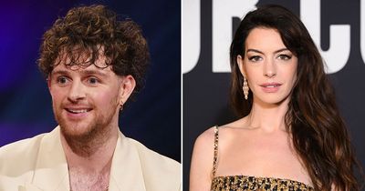 Tom Grennan left stunned as Anne Hathaway watches rehearsal and says she's a fan
