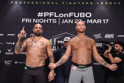 Photos: 2023 PFL Challenger Series 3 weigh-ins and faceoffs