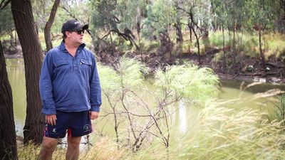 Condamine farmer Shawn Fresser fears coal seam gas mining under his property could cost him millions