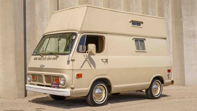 Classic Chevrolet G20 Raised-Roof Camper Van Is A '60s Survivor