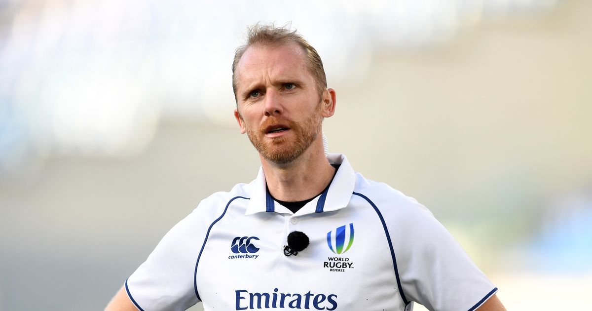 Ireland v France referee Wayne Barnes, the…