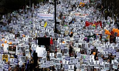 ‘A beautiful outpouring of rage’: did Britain’s biggest ever protest change the world?