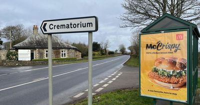 McDonald's to remove 'tasteless' McCrispy advert next to crematorium