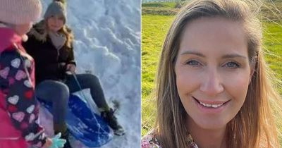 Haunting footage of Nicola Bulley playing with her kids in snow before vanishing