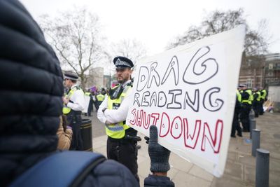 Arrest made amid protest outside drag queen children’s event at Tate Britain