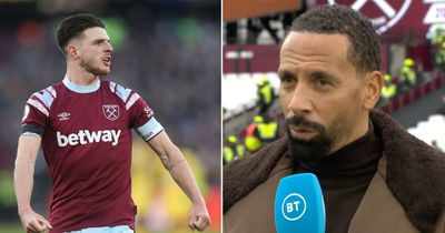 Rio Ferdinand gives transfer advice to Declan Rice and risks wrath of West Ham fans