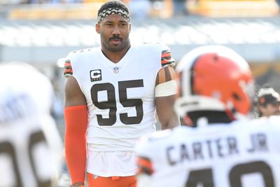 Watch: Myles Garrett shows his toe is fine on the Le Batard Show