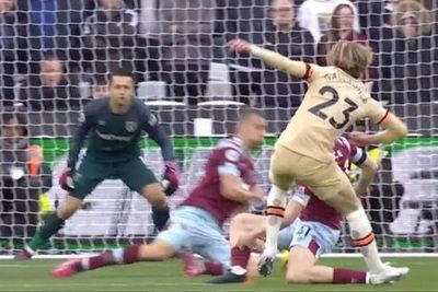 Why VAR did not award Chelsea a penalty against West Ham despite a clear handball by Tomas Soucek