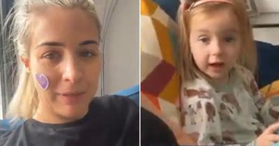 Pregnant Gemma Atkinson 'panics' as she's forced to face a fear with daughter Mia