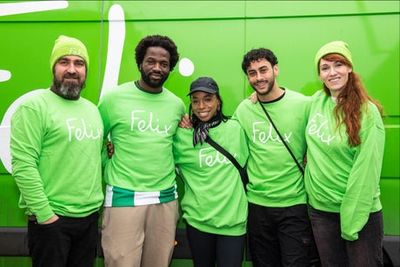 Gangs of London stars join volunteers to help people struggling through cost of living crisis