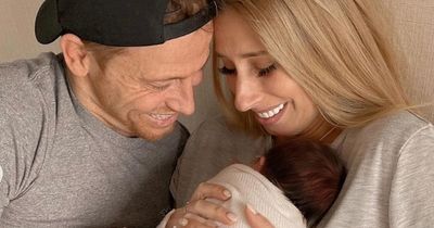 Stacey Solomon gives birth to fifth baby and shares adorable first snaps with Joe Swash