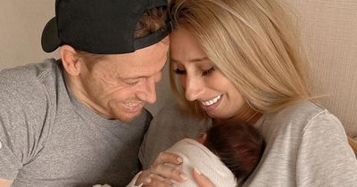 Stacey Solomon gives birth to baby girl and shares first photo