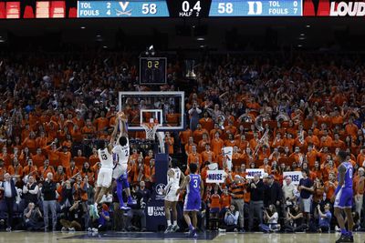 Bettors suffer outrageously bad beats as controversial no-call forced Duke-Virginia overtime