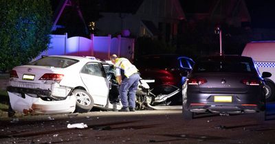 Pursuit leads to crash in Hamilton South street