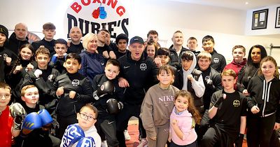 Boxing coach says community has rallied round him as he opens new gym