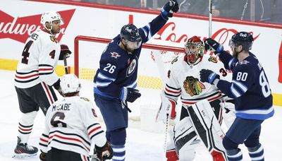 Blackhawks’ woes against Jets continue in another loss