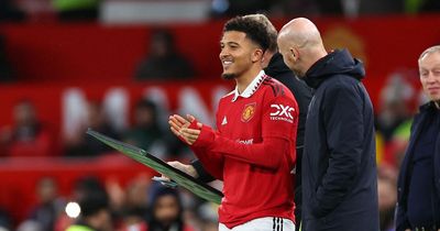 Erik ten Hag explains Jadon Sancho's absence from Man Utd squad