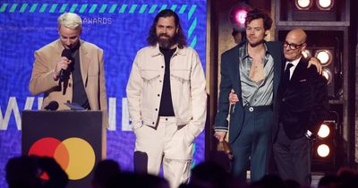 Harry Styles tells off producer for strange sex joke about Stormzy and Maya Jama at BRITs